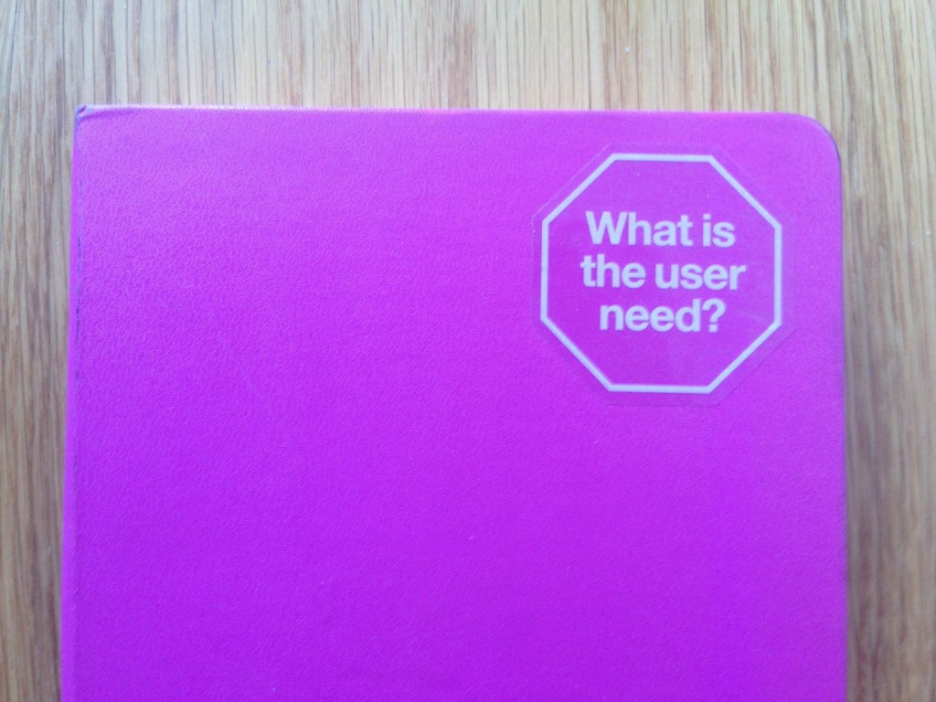 What is the user need